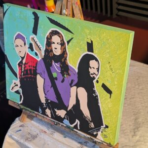 The Lone Rangers "Airheads" Original Stencil Art - 11x14" Mixed Media on Wood Panel