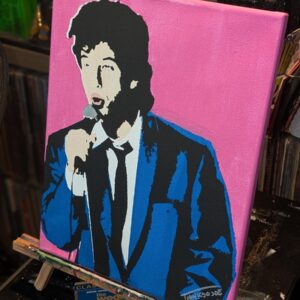 Robbie Hart Original Stencil Art - The Wedding Singer Adam Sandler - 11x14 Hand Painted Canvas