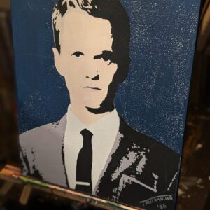Barney Stinson Original Stencil Painting - 11x14 Wood Art - HIMYM Legendary