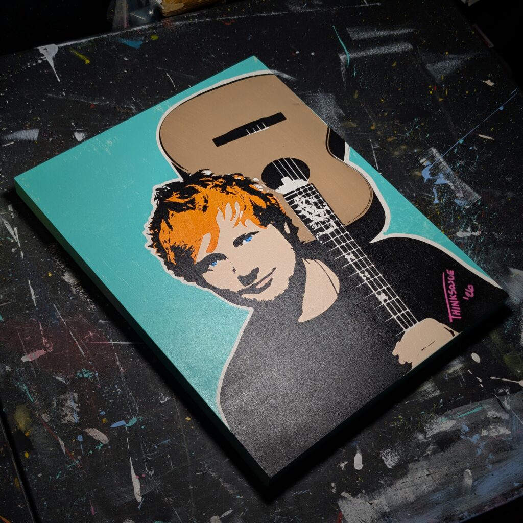 Ed Sheeran painting