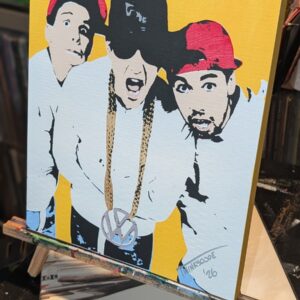 Beastie Boys Original Stencil Art - 11x14 Hand Painted Wood - Licensed To Ill Era