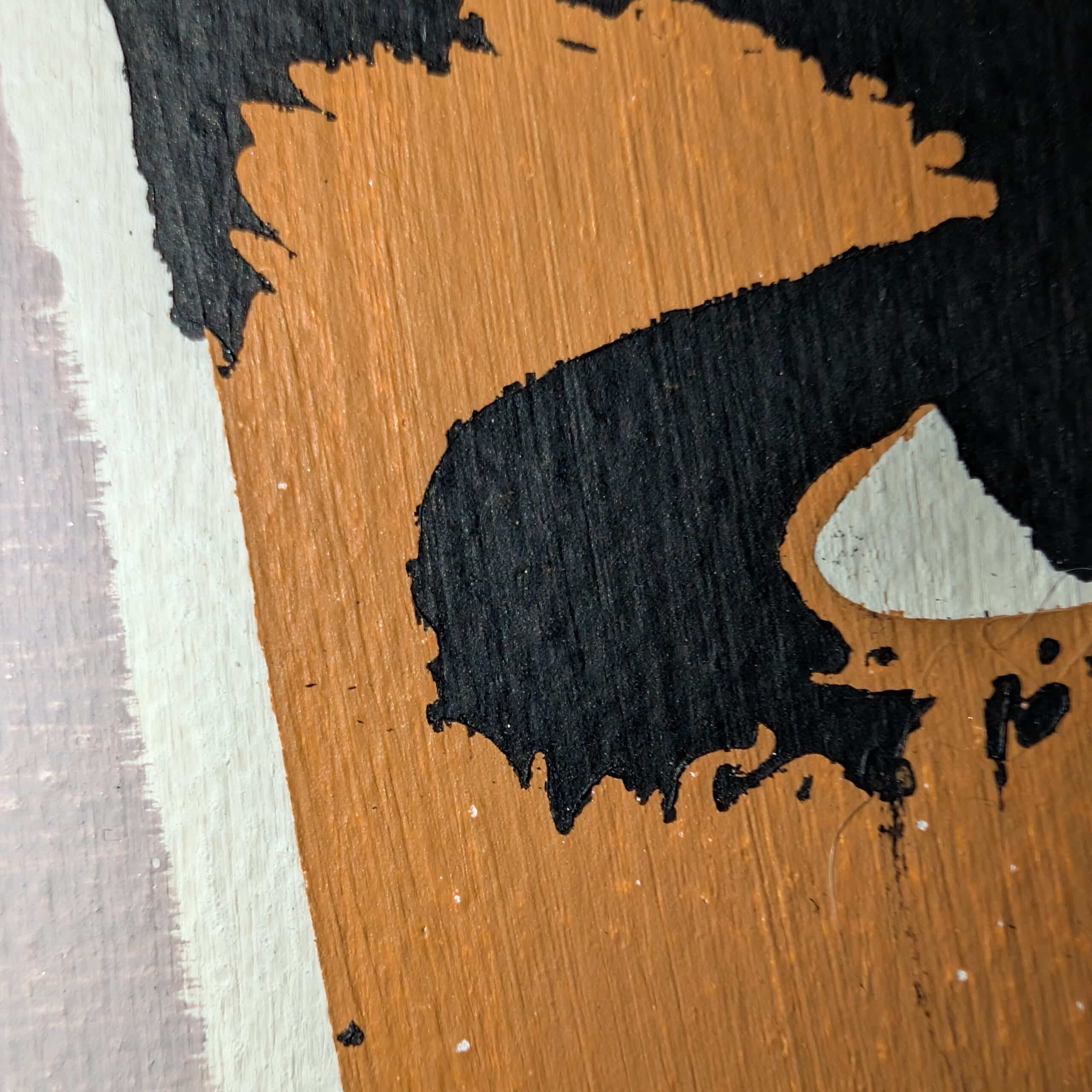 Ice Cube: Original Hand-Painted Stencil Portrait (11x14") - Image 2