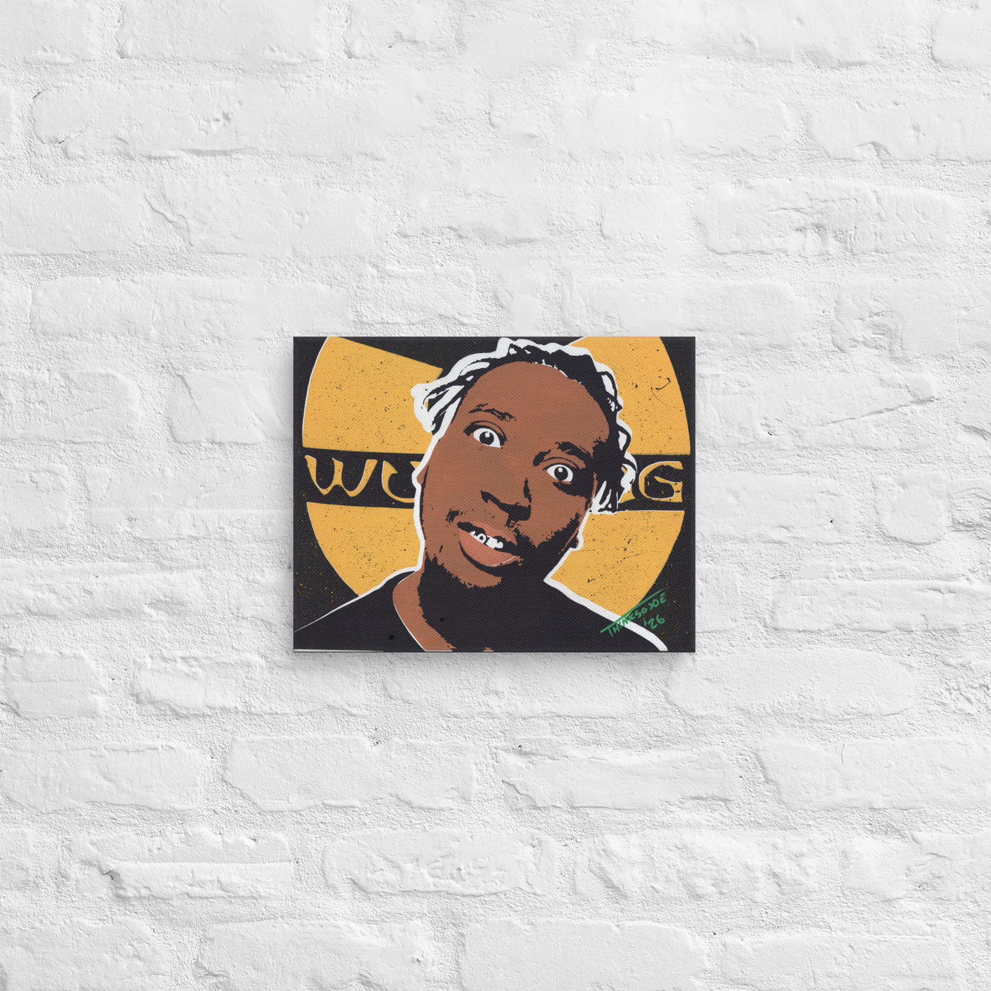 Ol' Dirty Bastard: Original Hand-Painted Stencil Portrait (14x11") - Image 2