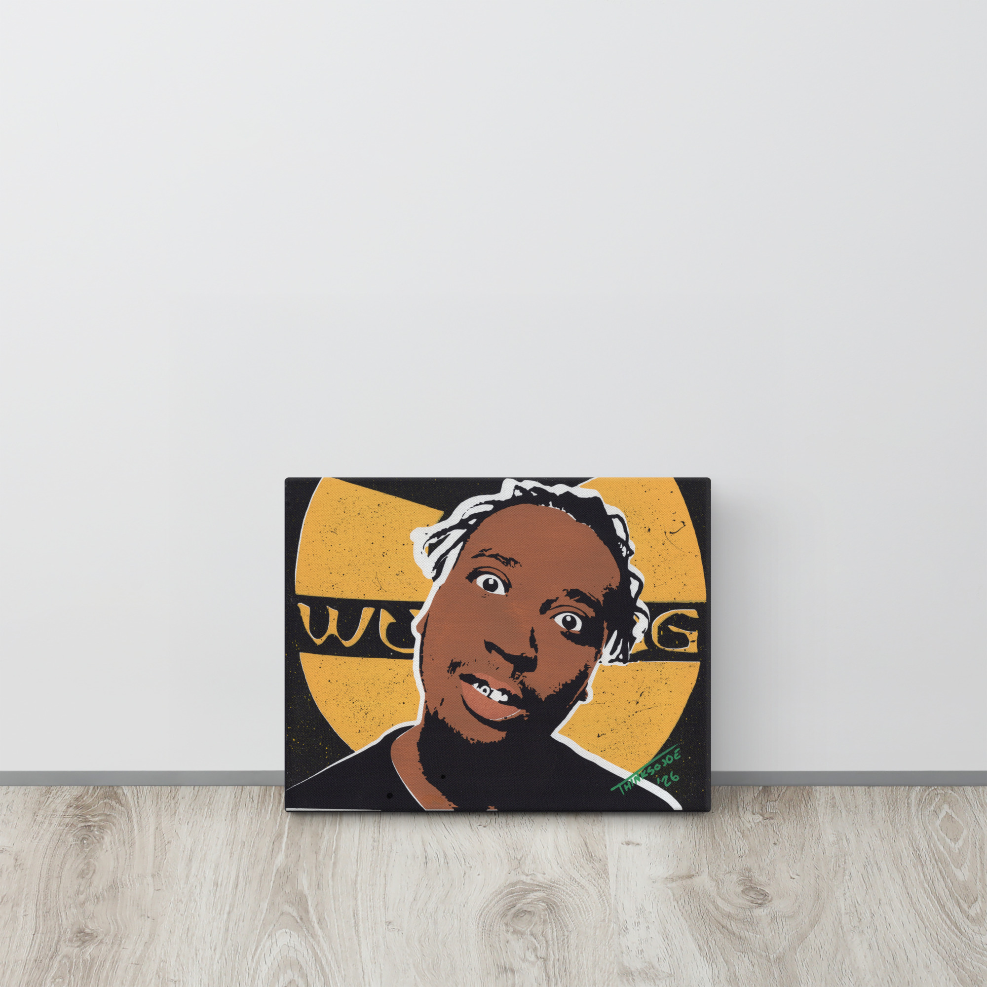 Ol' Dirty Bastard: Original Hand-Painted Stencil Portrait (14x11") - Image 3