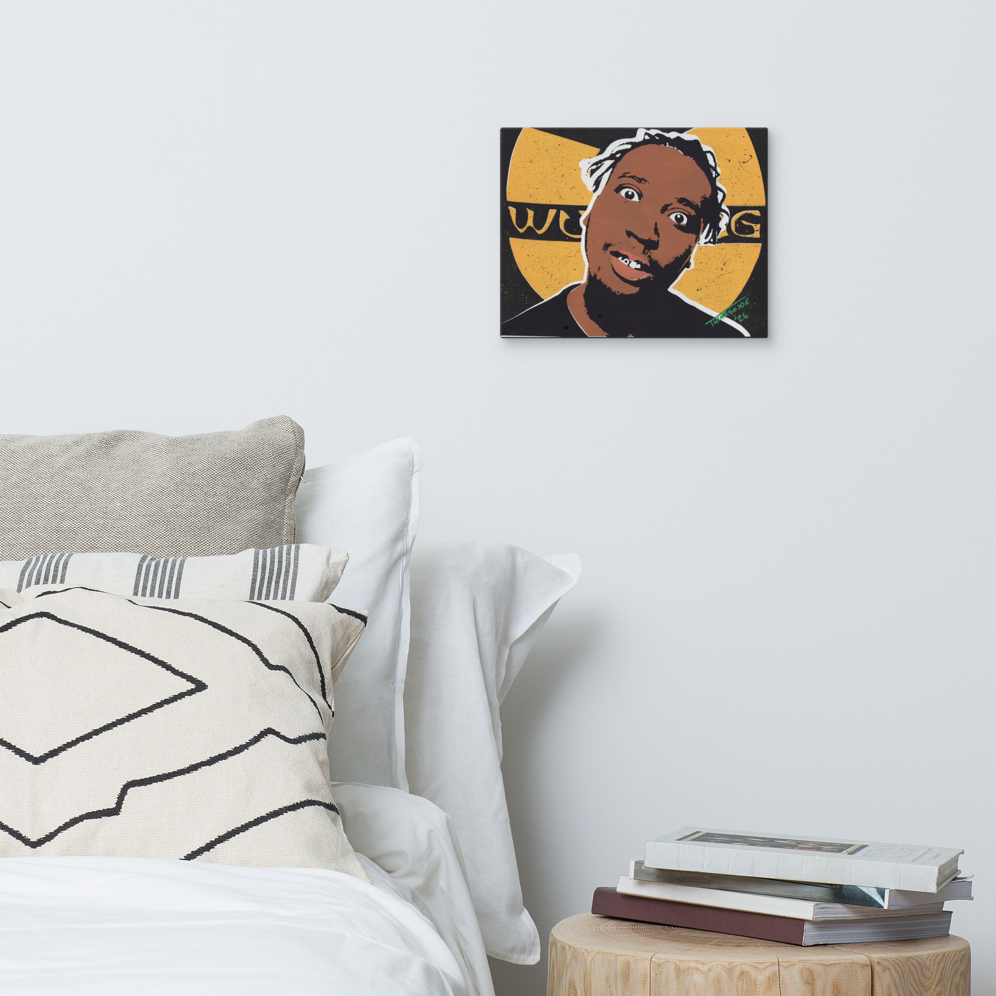 Ol' Dirty Bastard: Original Hand-Painted Stencil Portrait (14x11") - Image 6