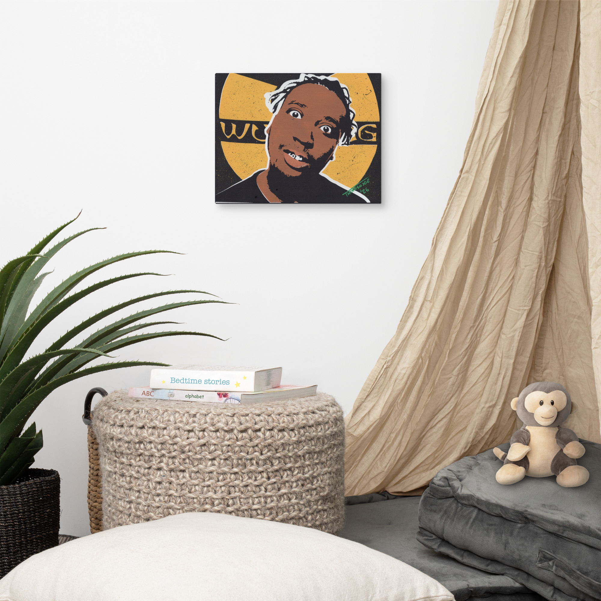 Ol' Dirty Bastard: Original Hand-Painted Stencil Portrait (14x11") - Image 8