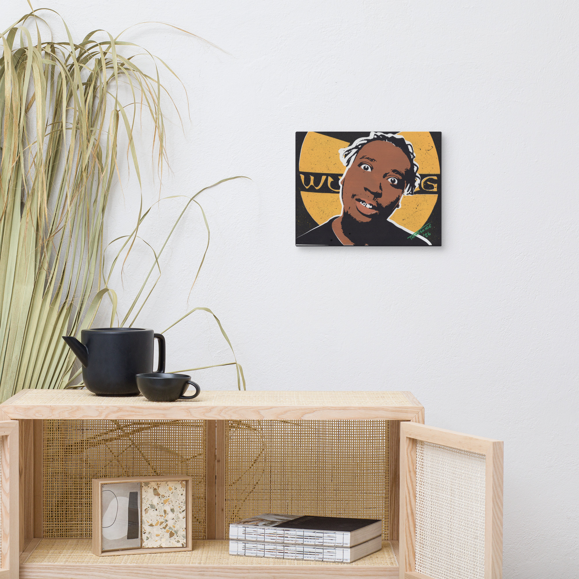 Ol' Dirty Bastard: Original Hand-Painted Stencil Portrait (14x11") - Image 5