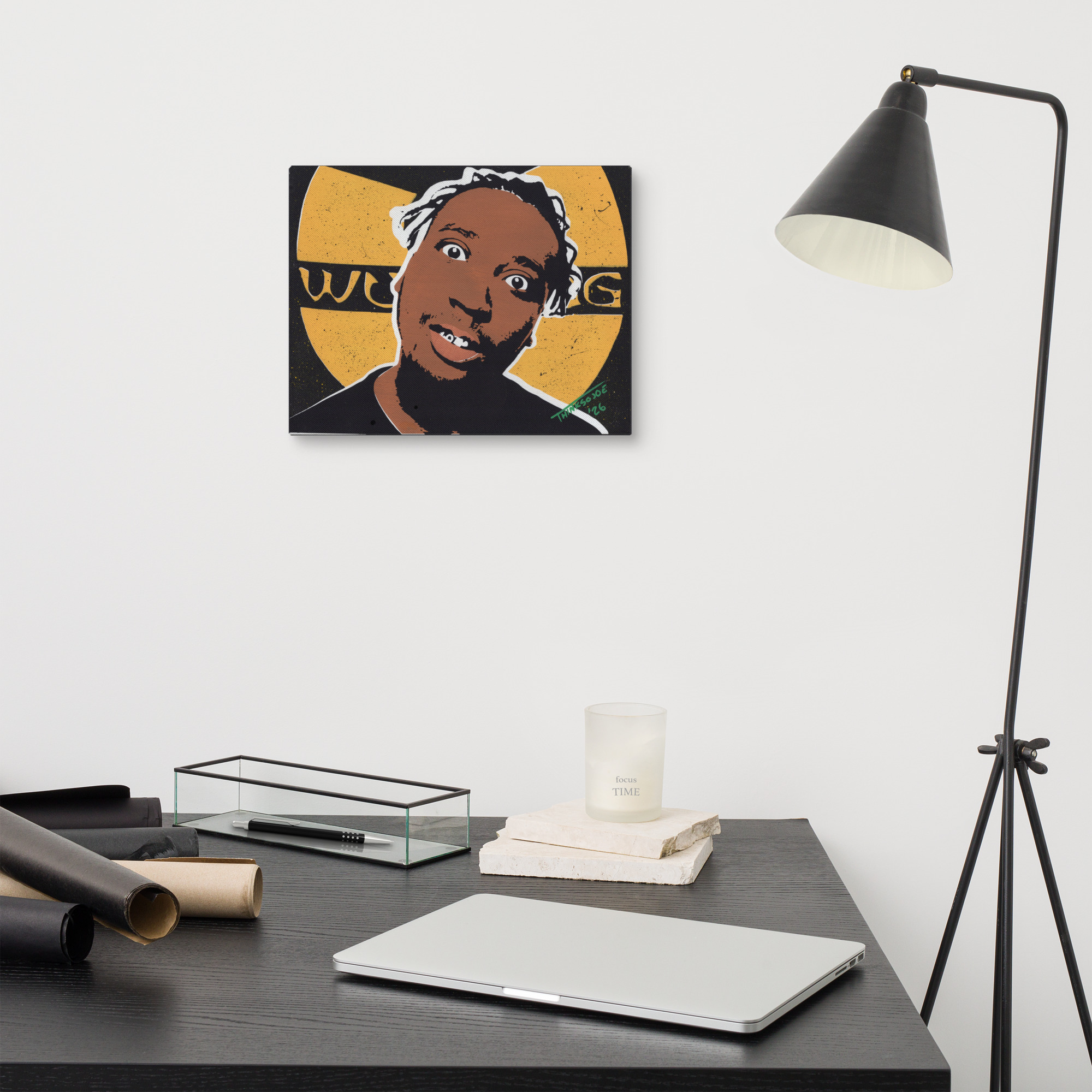 Ol' Dirty Bastard: Original Hand-Painted Stencil Portrait (14x11") - Image 7