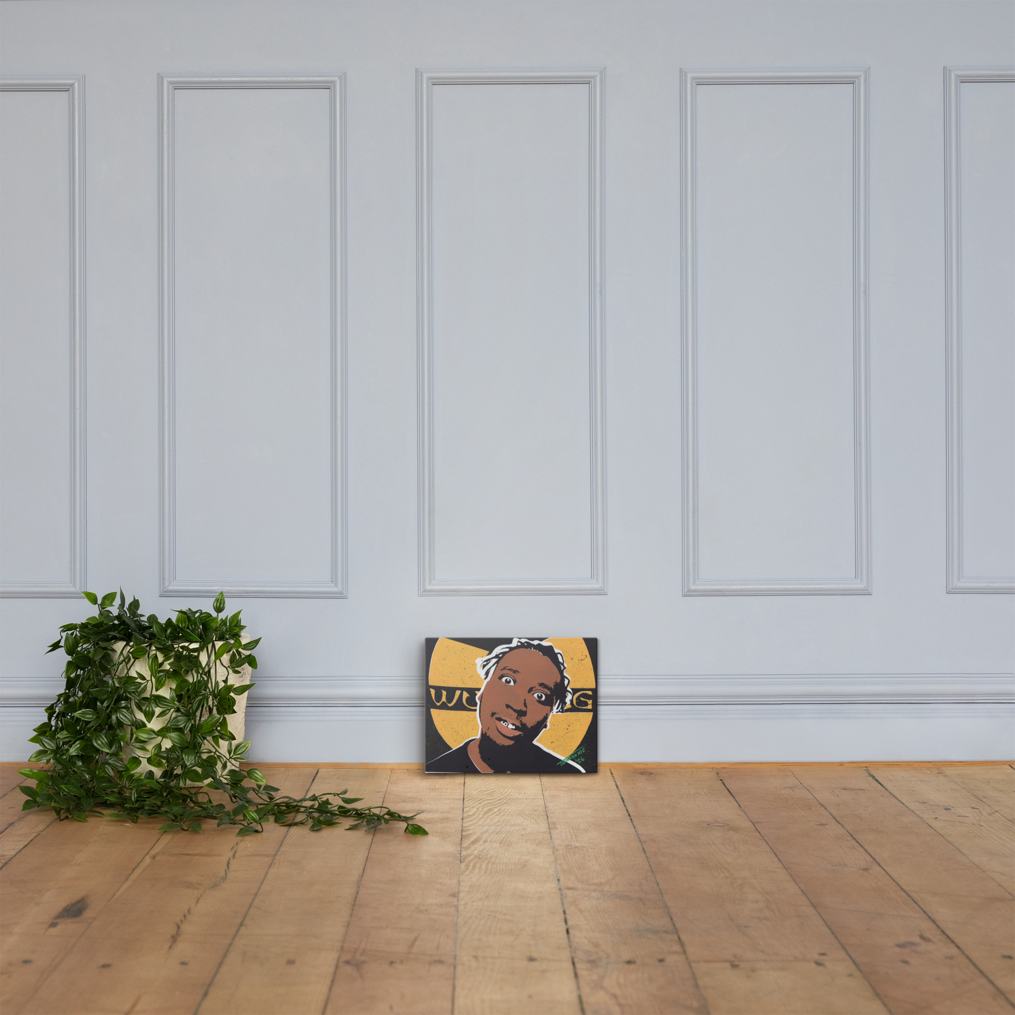 Ol' Dirty Bastard: Original Hand-Painted Stencil Portrait (14x11") - Image 11
